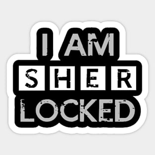 I am Sherlocked Sticker